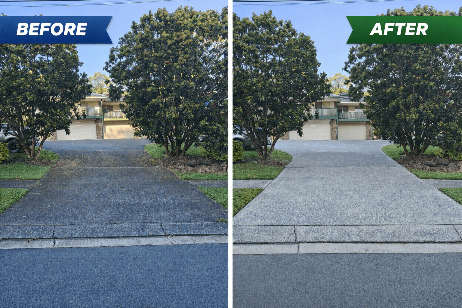 Concrete Driveway Cleaning