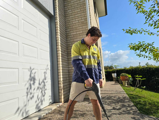 House Champs concrete cleaning Brisbane.